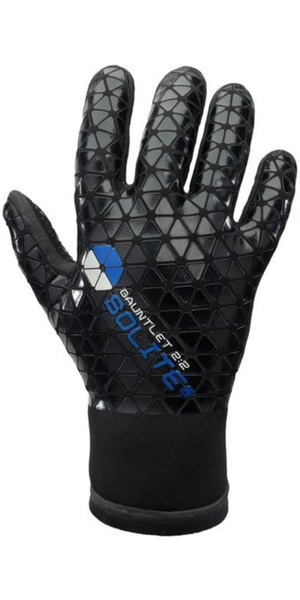 Solite 2mm 2025 2/ Guantes De Neopreno Con Guantelete 22025 - Black